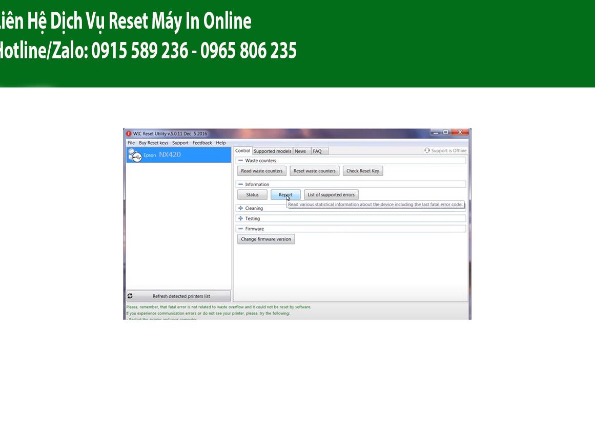 Key Firmware May In Epson NX420 Step 11